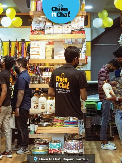 A look inside our busy Rajouri Garden store. We are always ready to help you find the perfect food, toy, or accessory for your furry friend.