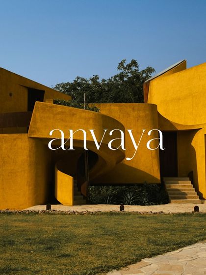 A branded image showcasing the iconic architecture, summarizing the Anvaya experience in a single frame.