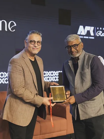 Facilitating one of the esteemed dignitaries at Gujarat Vriddhi, an initiative my firm started for the love of Gujarat. Bringing together industry leaders to discuss the future of development is a crucial part of my work.
