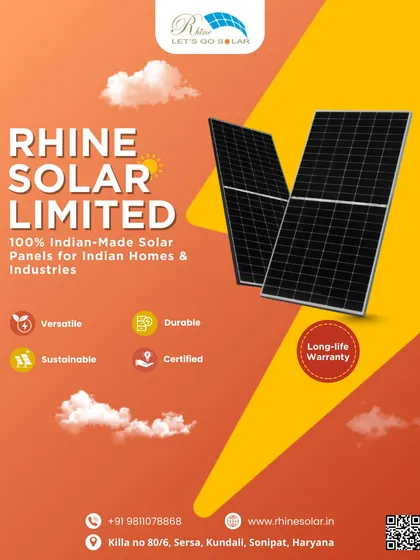 These are 100% Indian-made solar panels, designed to be versatile, durable, sustainable, and certified. With a long-life warranty, they are a reliable choice for both homes and industries.