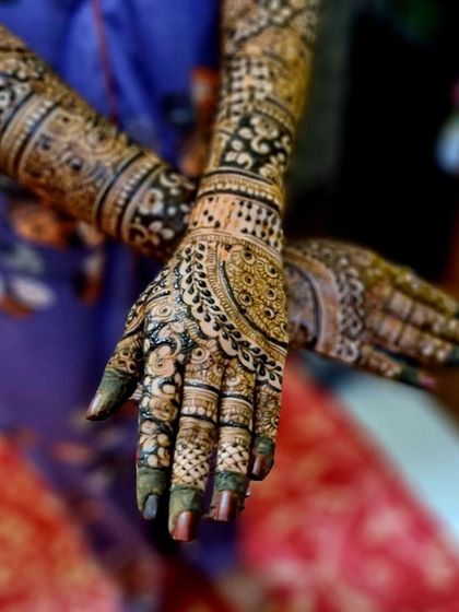 Mehndi Designer - Mehndi Artistry Services Bridal Mehndi Masterpieces photo 12