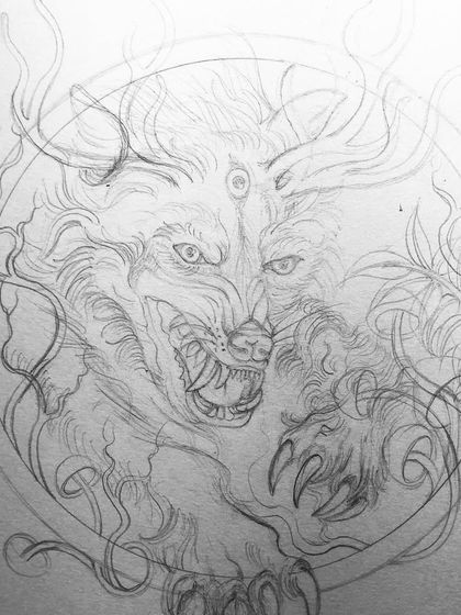 Ankita Bhattacharya - Tattoo Design Mythological & Fantastical Creatures photo 14