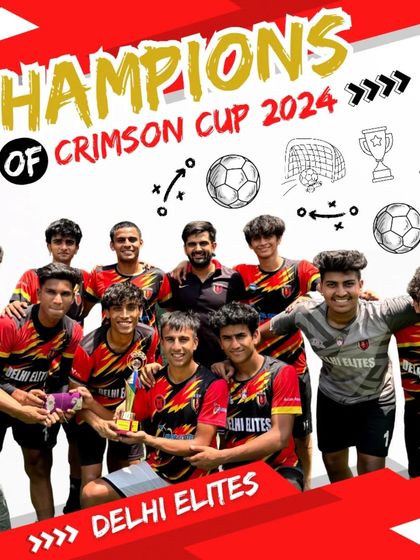 Back on top. Our team celebrating their victory as champions of the Crimson Cup 2024.