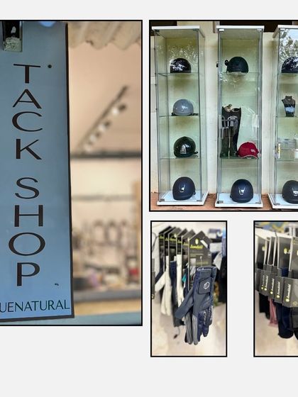 Our on-site Tack Shop is an end-to-end equestrian supply store. We stock products from top global brands, offering everything from riding apparel and equipment to horse care products.