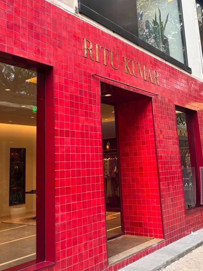 Designers to watch. The iconic Ritu Kumar store, a go-to for classic prints and timeless Indian fashion for every generation.