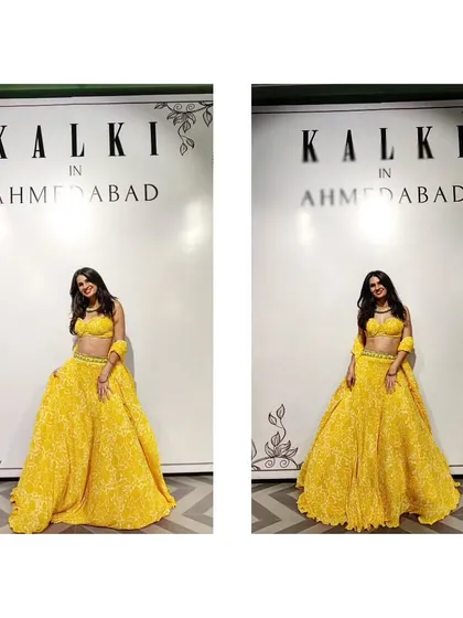 We were part of the grand launch of Kalki Fashion in Ahmedabad. Our involvement in such events includes creating a vibrant atmosphere, often through choreographed appearances and performances that align with the brand's aesthetic.