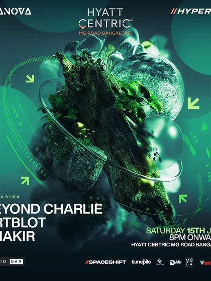 The flyer for the Hypervibez event with Beyond Charlie.