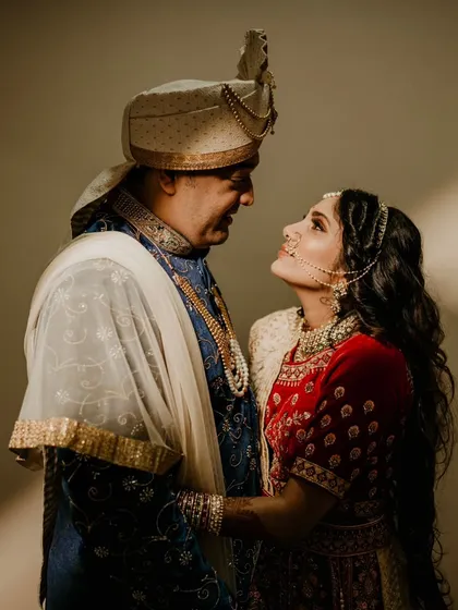 The way she looks at him. This is the kind of emotion I strive to capture in my couple portraits, a look filled with love and admiration.
