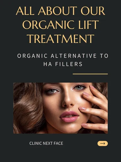 An introduction to our Organic Lift Treatment, a natural alternative to HA fillers.
