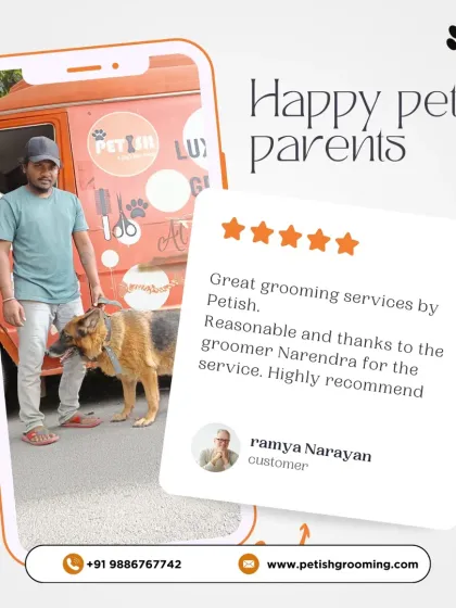 Petish Grooming - Mobile Grooming for Dogs & Cats Happy Pet Parents: Reviews & Testimonials photo 9