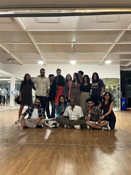 More than a class, we are a family. This is a snapshot from one of our many socials, celebrating a member of our tribe. When you join us, you're not just learning to dance; you're finding your people.