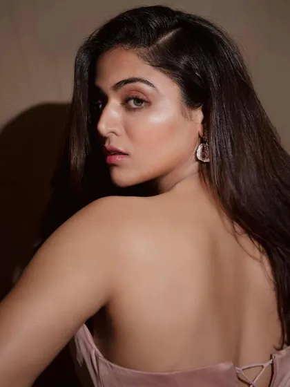 The super talented Wamiqa Gabbi wearing my peony micromosaic earrings for the premiere of her show. I am so proud to have my work be a part of her celebration.
