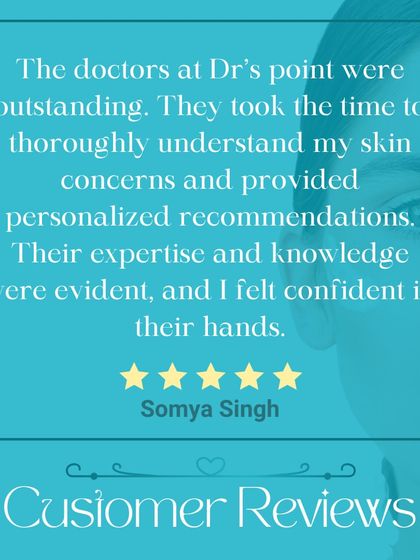Somya Singh highlights our doctors' expertise and personalized recommendations. We take the time to understand your concerns to ensure you feel confident in our hands.