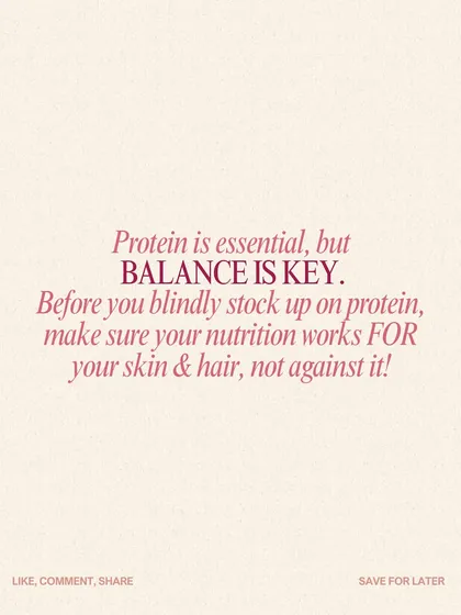 The key takeaway is that while protein is essential, balance is everything. Before you overload on supplements, let's ensure your nutrition is working for your hair, not against it. A consultation can help create a holistic plan.