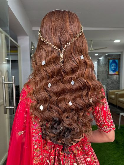 Bhavya Achar - Bridal & Occasion Styling Romantic Open & Half-Up Styles photo 70