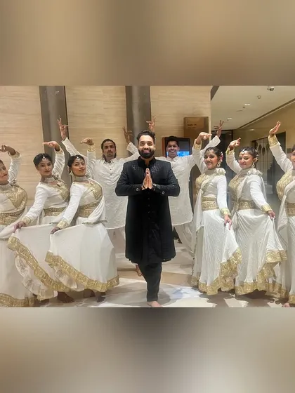 Your celebration, our stage. This is me with my rockstar team, the performers who help me light up your special day and make memories with movement.