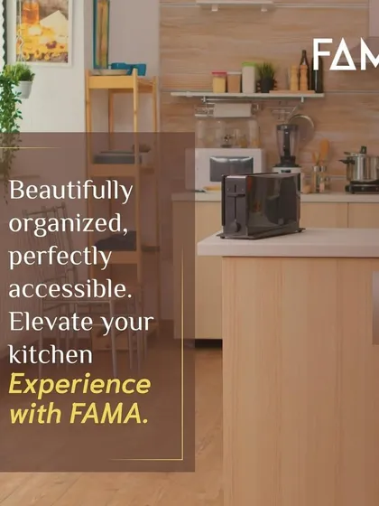 Beautifully organized and perfectly accessible. That is how I believe a kitchen should feel. This space uses a mix of open and closed storage to create a functional workflow, elevating your daily kitchen experience.