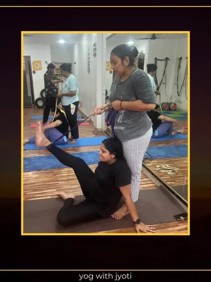 Gentle assistance from a partner can make a huge difference in achieving the correct alignment and depth in a pose.