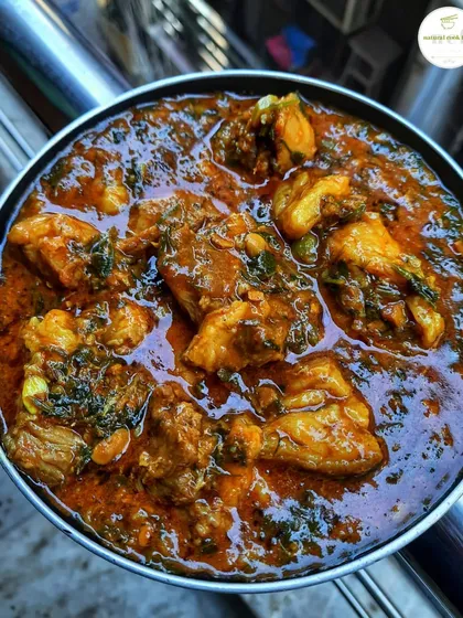 'Pork Chagempomba', a traditional Manipuri stew made with pork and leafy greens.