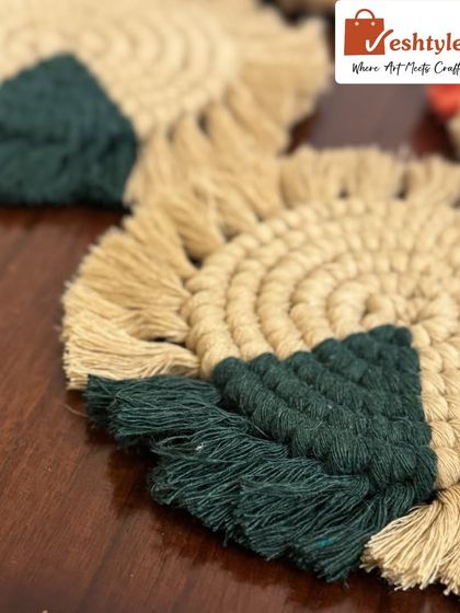 Eshtyles - Custom Macrame Home Decor For Your Table: Coasters, Runners & Mats photo 9