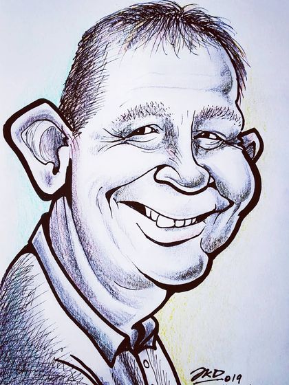 A simple head-and-shoulders caricature can be a fantastic and affordable gift for a colleague. It's personal, unique, and guaranteed to bring a smile.