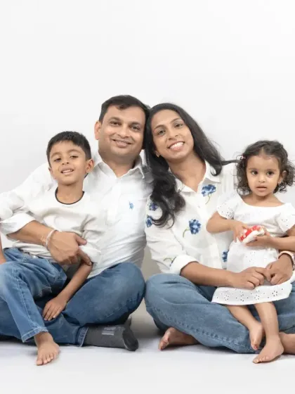 Pure, simple, and full of love. In my all white studio sessions, I strip away the distractions to focus on what truly matters: the genuine connection and emotion shared between your family members.