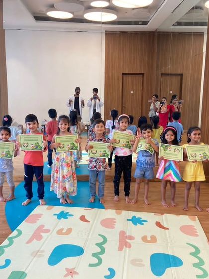 Another group of proud graduates from a Ghibli-themed camp, where science and whimsy created pure magic.