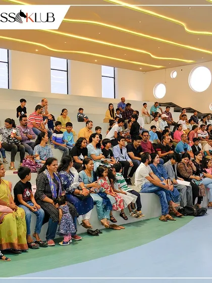 A packed house of parents, students, and chess enthusiasts at our Chess Carnival 2024. Our events are a celebration for the entire community, not just the players.