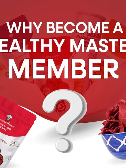 Wondering why you should become a Healthy Master member? This graphic introduces the VIP upgrade to your healthy snacking journey.