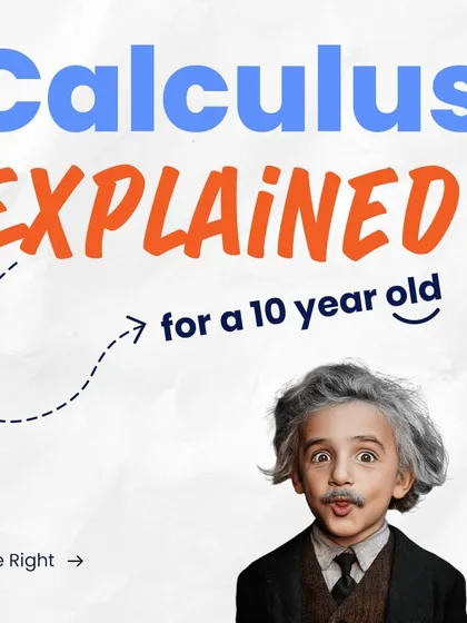 How do you explain Calculus to a 10-year-old? We believe any concept can be made simple. This series breaks down complex topics into easy-to-understand ideas.
