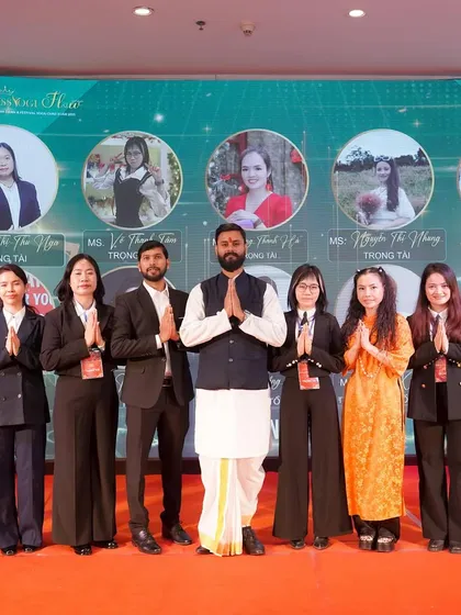 It is an honor to stand with dedicated yoga practitioners and leaders in Vietnam. My goal is to share the authentic wisdom of yoga across the globe, creating a community of teachers who understand both the spiritual and scientific dimensions of this ancient practice.