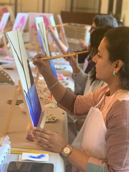 Paint Bar - Private Paint Parties Creative Team Building photo 26