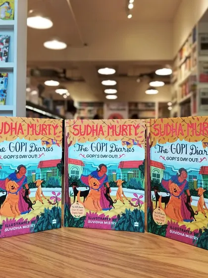 In 'Gopi's Day Out', the third book of the series, Gopi gets lost and must find his way back home.