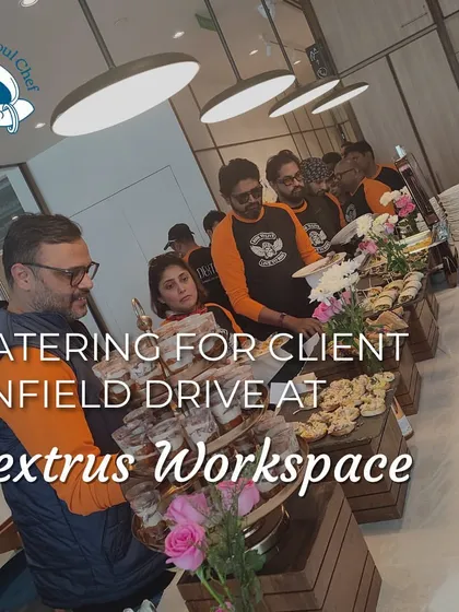 Fueling an Enfield drive event at Dextrus Workspace. I love catering for unique corporate events that bring people together over shared passions and great food.