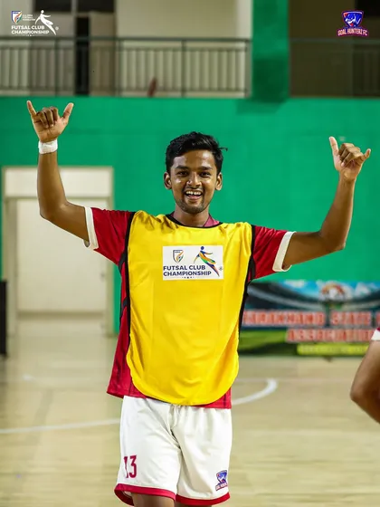 Pure happiness. A player's smile says everything about what this victory means.