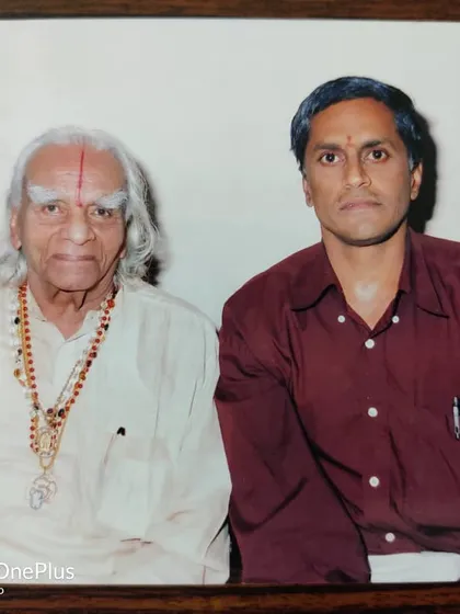 With my Guruji, Padmavibhushana Dr. B.K.S. Iyengar. The knowledge I share comes directly from the many years I spent learning from him. His teachings are the foundation of every class I conduct.