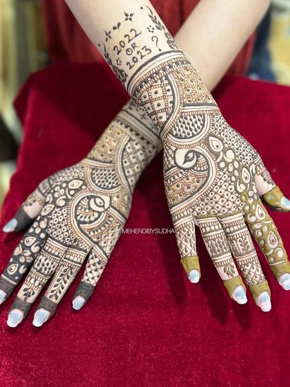 The back of the hands for this baby shower set also includes a fun element, with "2022 or 2023?" written on the arm, adding to the excitement.