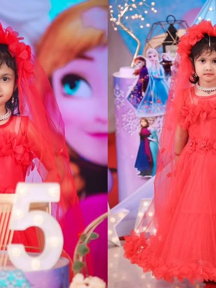 A fun 'Numberblocks' themed birthday party, with colorful character cutouts, educational props, and a vibrant balloon arch, perfect for curious young minds.