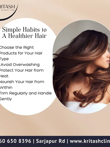 Achieving healthier hair starts with simple, consistent habits. I advise my patients on a foundational routine that includes choosing the right products for your hair type, protecting it from heat damage, and ensuring it's nourished from within. These small changes make a significant difference over time.