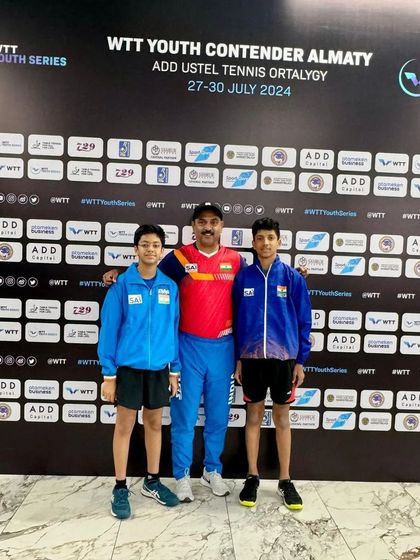 BNM Table Tennis Academy - High Performance Table Tennis Training International Stage: Representing India photo 8