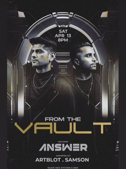 A duplicate of the "From The Vault" flyer with Answer.