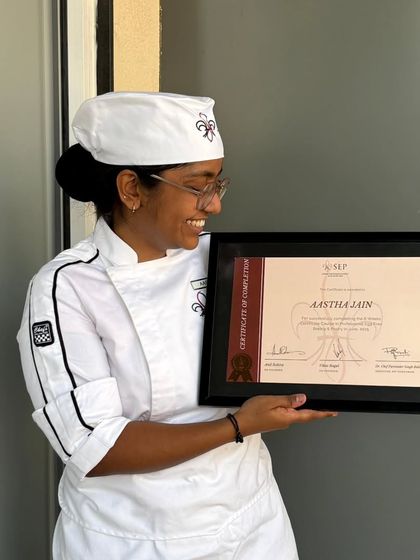 Officially a graduate. Holding this certificate from the School of European Pastry feels surreal. This isn't the end, but the beginning of the real journey.