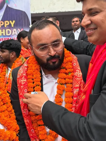 Sharing a moment with my advocate brothers who came to give their blessings on my birthday.
