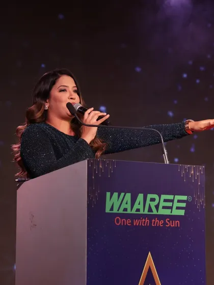 Speaking at the Waaree Group's annual day. I am honored to be a part of celebrating their journey of success.