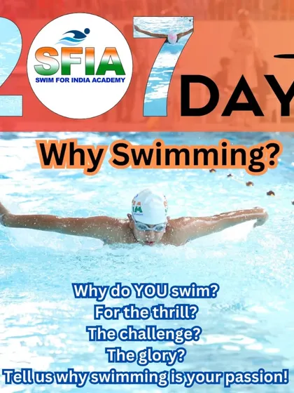207 days to go. Why do you swim? For the thrill, the challenge, the glory? We are passionate about helping you find your reason.