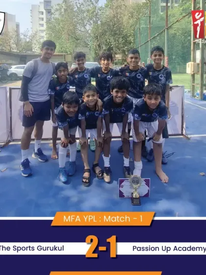 The team celebrates a hard fought 2-1 win in the MFA YPL. Moments like these build camaraderie and a winning spirit in our young athletes.