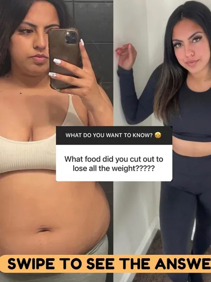My transformation looks huge, and you might think I was on a restrictive diet. Swipe to see the answer: I cut out hardly anything. It was about calorie deficit, protein, water, and consistency, not deprivation.