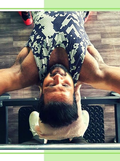 Your strongest muscle and worst enemy is your mind. Train it well. A different perspective on training, taken during a bench press.