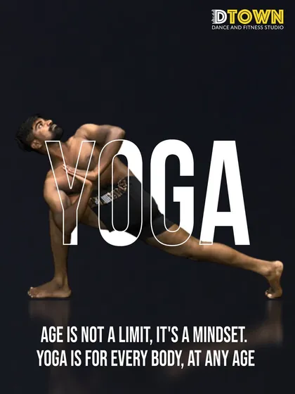 I believe yoga is for every body, at any age. My classes focus on building strength, improving flexibility, and finding mental peace. This pose, the extended side angle, is great for stretching the whole body.