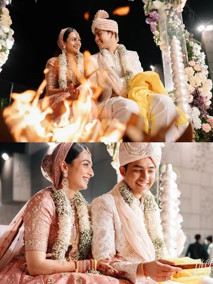 The sacred pheras around the fire, a timeless symbol of union. We ensure the setting for this ritual is as beautiful as the promises being made.
